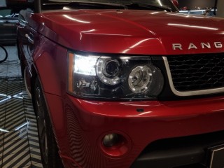 Range Rover Sport замена линз на Aozoom Dragon Knight K3 2022, установка Led ламп ДХО/Поворот (4)